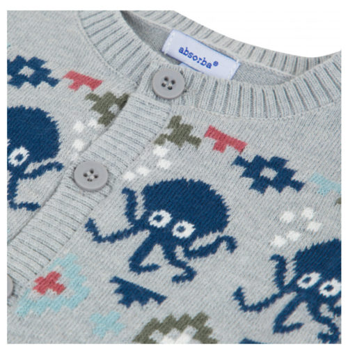 Absorba Children Grey Vest Octopus